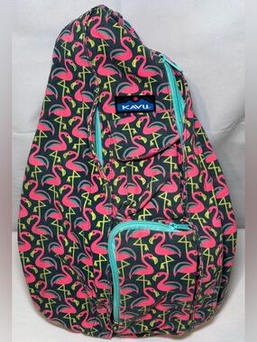 Kavu Flamingo Patterned Sling Bag